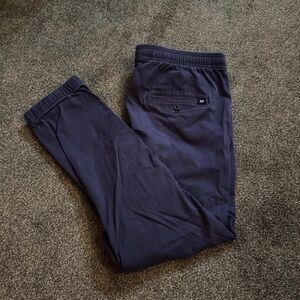 GAP Men's Dark Navy Elastic Waist Joggers